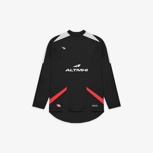 ALTMHI SOCCER T-SHIRT OVERSIZED BLACK DETACHABLE SLEEVE - SIZE (SMALL) $120